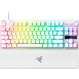 Razer Huntsman V3 Pro Tenkeyless 8khz - Tkl Pc Oyun Klavyesi - 8khz Hyperpolling - Analog Optik Anahtarlar - Tetikleme Aralığı 0,1-4,0 mm - Snap Tap - Hızlı Tetikleyici - Qwerty Abd Düzeni | Beyaz - Siyah