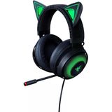 Razer Kraken Kitty - Kablolu Oyuncu Kedi Kulakları Kulaklığı (Ayarlanabilir Rgb Renk Aydınlatma, Aktif Gürültü Önleyici Mikrofon, Kulak Üstü Kontroller) Siyah