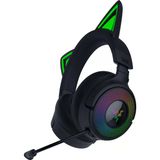 Razer Kraken Kitty V3 Pro - Oyun İçin Kablosuz Rgb Kitty Kulaklık - Reaktif Akışlı Kedi Kulakları - Triforce 40Mm Sürücüler - Hyperspeed Kablosuz Ve Bluetooth - Thx Spatial Audio | Siyah
