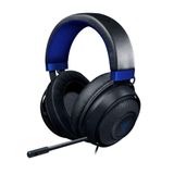 Razer Kraken Konsol için - Kablolu Konsol Oyun Kulaklığı (Özel Ayarlı 50mm Sürücüler, Soğutma Jeli İçeren Kulak Yastıkları, Geri Çekilebilir Mikrofon, Çapraz Platform) Siyah-Mavi