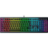 Razer Ornata V3 - Chroma Rgb'li Düz Meka-Membran Klavye (Düz Tuşlar, Meka-Membran Anahtarlar, Manyetik Yumuşak Dokunuşlu Bilek Desteği) Bt Düzeni | Siyah