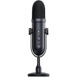 Razer Seiren V2 Pro - Yayıncılar için Profesyonel USB Mikrofon (30 mm Dinamik Mikrofon, Analog Kazanç Sınırlayıcı, Entegre Doldurma Damperi ve Ön Cam) Siyah