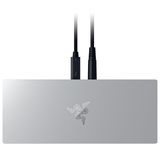 Razer Thunderbolt 5 Dock - 11 port USB-Dock - 3x DisplayPort USB-C - Ethernet - Passthrough 140W - SD/UHS kart - 2x USB-A - M.2 uzatma - AB fişi - PC/Mac | Beyaz