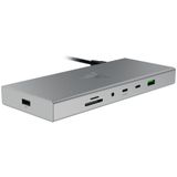 Razer USB 4 Dock - Oyun ve Üretkenlik için 14 Bağlantı Noktalı Yüksek Hızlı Dock - Çift Ekran Desteği, Cihaz Şarjı (3x USB-C, 5x USB-A, HDMI, DisplayPort, Gigabit Ethernet) Beyaz