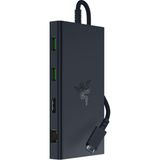 Razer Usb-C Dock - Hdmı, Gigabit Ethernet, 3,5 mm Ses Bağlantı Noktası, Usb-A -C ile 11 Bağlantı Noktası, - Standart