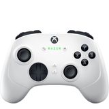 Razer Wolverine V3 Pro - Xbox ve PC için Kablosuz Espor Kumandası (HyperSpeed Kablosuz, Mecha Dokunsal Aksiyon Düğmeleri, Kayma Önleyici Hall Effect analog parmak çubukları) Beyaz