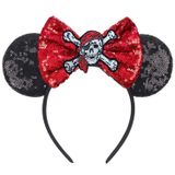 RAZKO Minnie Ears Saç Bandı, Gül Altın Fare Kulakları, Yanardöner Minnie Kulakları, Gümüş Mavi Gökkuşağı Fare Kulakları, Tek Beden Herkese Uyar (Korsan)