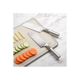 Razmo Cips patates doğrayıcı şekilli sebze ve meyve dilimleyici bıcak tırtıklı çelik 1 Adet