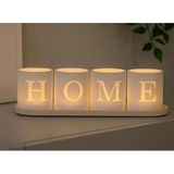 Razmo Home Modern Dekoratif Mumluk Seti, Plastik, Beyaz, 5 cm Bardak Boyutu, 5+ Parça, Tealight Mum Hediyeli