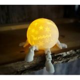 Razmo Yılbaşı Temalı Tealight Küre, Plastik, Beyaz, 5 x 9 cm, 2 Parça, Pilli, İç Mekan Dekoratif Aydınlatma