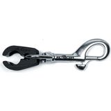 Razor Break Away Connector + Bolt Snap Karabina - Gümüş - Siyah