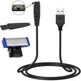 Razor Şarj Cihazı USB ve Solo Yedek Başlıklar Microtouch Solo Erkek Tıraş Makinesi Elektrikli Mikro Tıraş Makinesi ile Uyumlu (1 Tıraş Bıçağı ve 1 USB Şarj Kablosu ve 1 Temiz Fırça)