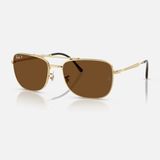 RB 3755 001/57 62 Ray-Ban Polarize Güneş Gözlüğü - Altın