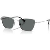 Rb 3783 003/81 56 Ray-Ban Polarize Güneş Gözlüğü - Gümüş