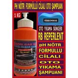 Rb Reperlent (Ph Nötr Formüllü Cilalı Oto Yıkama Şampuanı) 1 Kg + Oto Yıkama Süngeri