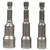 Rb510 Manyetik Somun Adaptör Seti 1/4’’ - 3 Parça