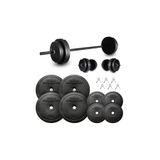 rbmsport 35 Kg 150 Cm Uzun Bar Dambıl Seti, Halter Seti Ve Fitness Ağırlık Seti