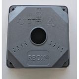Rbox Wx8 Juncition Duvar Buatı Kamera Montaj Buat Muhafaza Kutusu Taban Dahil Büyük Boy Koyu Gri