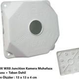 RBOX WX8 Juncition Montaj Buatı Kamera Muhafaza Kutusu Taban Dahil Büyük Boy 100 Adet