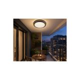 RBR Defne LEDLİ Dekoratif Kristal Balkon Armatürü 24W - 3 Fonksiyonlu - Anahtar Kontrollü - Sıva Üstü - 330 mm Ø