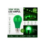 RBR Dekoratif Yeşil LED Ampul 10W E27 Duy Bahçe Parti Kafe Restoran Ortam Aydınlatması