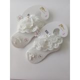 RBS SOCKS JW ÇOCUK DANTELLİ ÇORAP KREM 2'Lİ