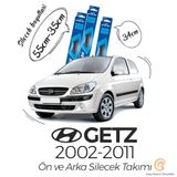 RBW 2002-2009 Hyundai Getz Ön Arka Silecek Seti