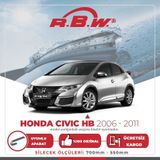 RBW Honda Civic Hb Muz 2006-2011 Silecek Takımı