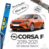 Rbw Muz Silecek Takımı Opel Corsa F 2014-2019 İle Uyumlu