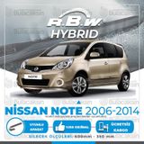 RBW Nissan Note 2006-2014 Ön Hybrid Silecek Takımı