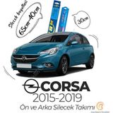 RBW Opel Corsa E 2014-2019 Uyumlu Ön ve Arka Silecek Seti