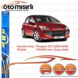 RBW Peugeot 307 CC 2005-2008 Ön Muz Silecek Takımı