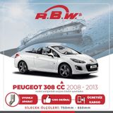 RBW Peugeot 308 CC 2009-2013 Muz Silecek Takımı