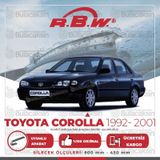 RBW Toyota Corolla Uyumlu 1992 - 2001 Ön Muz Silecek Takım