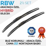 RBW Volvo S60 2000-2004 Ön Hybrid Silecek Takımı