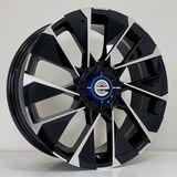 RC 16 İnç 4X100 Clio Alpine Jant Takımı 4 Adet ET35 Çelik Malzeme Siyah Diamond Renk - Black Diamond