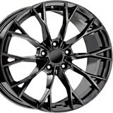 RC 18 inç 5x112 A3 A4 Golf Jetta Octavia Caddy Uyumlu Siyah Jant Modeli (4 Adet)
