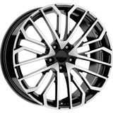 RC 19 Inç 5X112 Audi S Line A4 A5 A6 Uyumlu Siyah Elmas Kesim Jant M