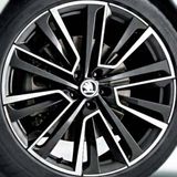 RC 19 Inç 5X112 Superb Octavia Uyumlu Siyah Elmas Kesim Jant Modeli (4 Adet)