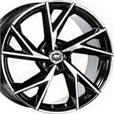 RC 20 Inç 5X112 A5 A6 Uyumlu Siyah Elmas Kesim Jant Modeli (4 Adet)