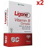 RC Farma Ligone Vitamin B Complex 30 Kapsül x2 Adet