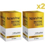 RC Farma Newvital Biotin 60 Tablet x2 Adet