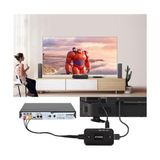 Rca - HDMI Dönüştürücü, Av'den Hdmı'a Dönüştürücü, Rca Kablosu ve HDMI Kablosu ile Birlikte, Pal ve Ntsc Desteği, Kompozit Video Ses Dönüştürücü Adaptör, Oyun Konsolları ve Tv'ler Için - Option-1