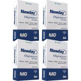 RCFARMA Newday Magnezyum Complex 60 Kapsül x 4 Adet B12 Vitamini İçeren Etkili Takviye