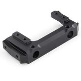 RCLIONS AXIAL SCX10 II 90046 1/10 RC Paletli Araba için Metal Ön Plaka Tampon Montajı (Siyah)