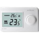 Rcon RC 250S Dijital Kablosuz Oda Termostatı Hassas Sıcaklık Ölçümü Beyaz Renk