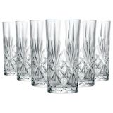 RCR Crystal RCR 25766020006 Melodia Hi-Ball Kokteyl Su Bardağı, 350 ml, Yüksek Kaliteli Lüks Kristalden El Yapımı, Bulaşık Makinesinde Yıkanabilir, Cam, Bardak (1'li Paket)
