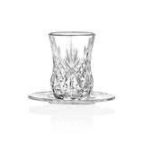 RCR Melodia Yüksek Kalite Cam 6'lı Çay Bardak Seti 140 ml
