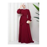RD MİSSTANBUL COLLECTİON Medine İpeği Tokalı Elbise