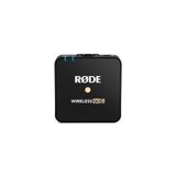 RØDE Kablosuz GO II TX Ultra Kompakt Kablosuz Verici, Dahili Mikrofon, Yerleşik Kayıt ve Film Yapımı, Röportajlar ve İçerik Oluşturma için 200 m'ye kadar Menzil (Yalnızca Verici)